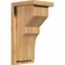 Ekena Millwork Monterey Smooth Corbel w/Backplate, Western Red Cedar, 7 1/2"W x 8"D x 16"H COR08X08X16MON01SWR - alternate 1